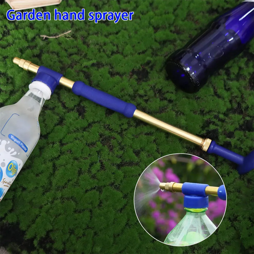 

Double /Single Head Reciprocating Spray Push-pull Adjustable Drink Bottle Spray Head Hand-held High Pressure Spray Metal Rod