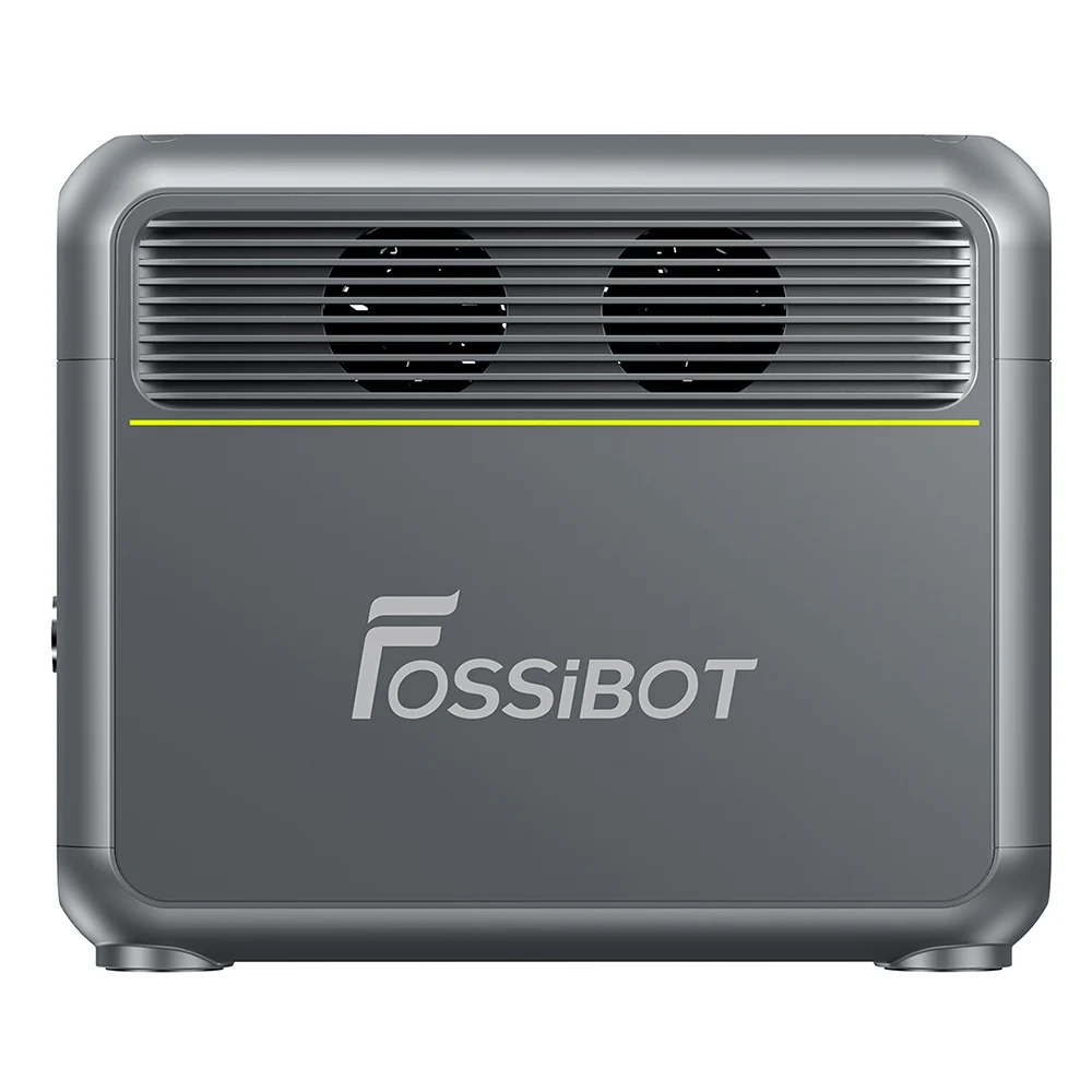 FOSSiBOT F1200 Portable LiFePO4 Power Station 1024Wh Capacity 1200W Rated Power 3 LED Light Modes 7 Output Ports BMS Protection