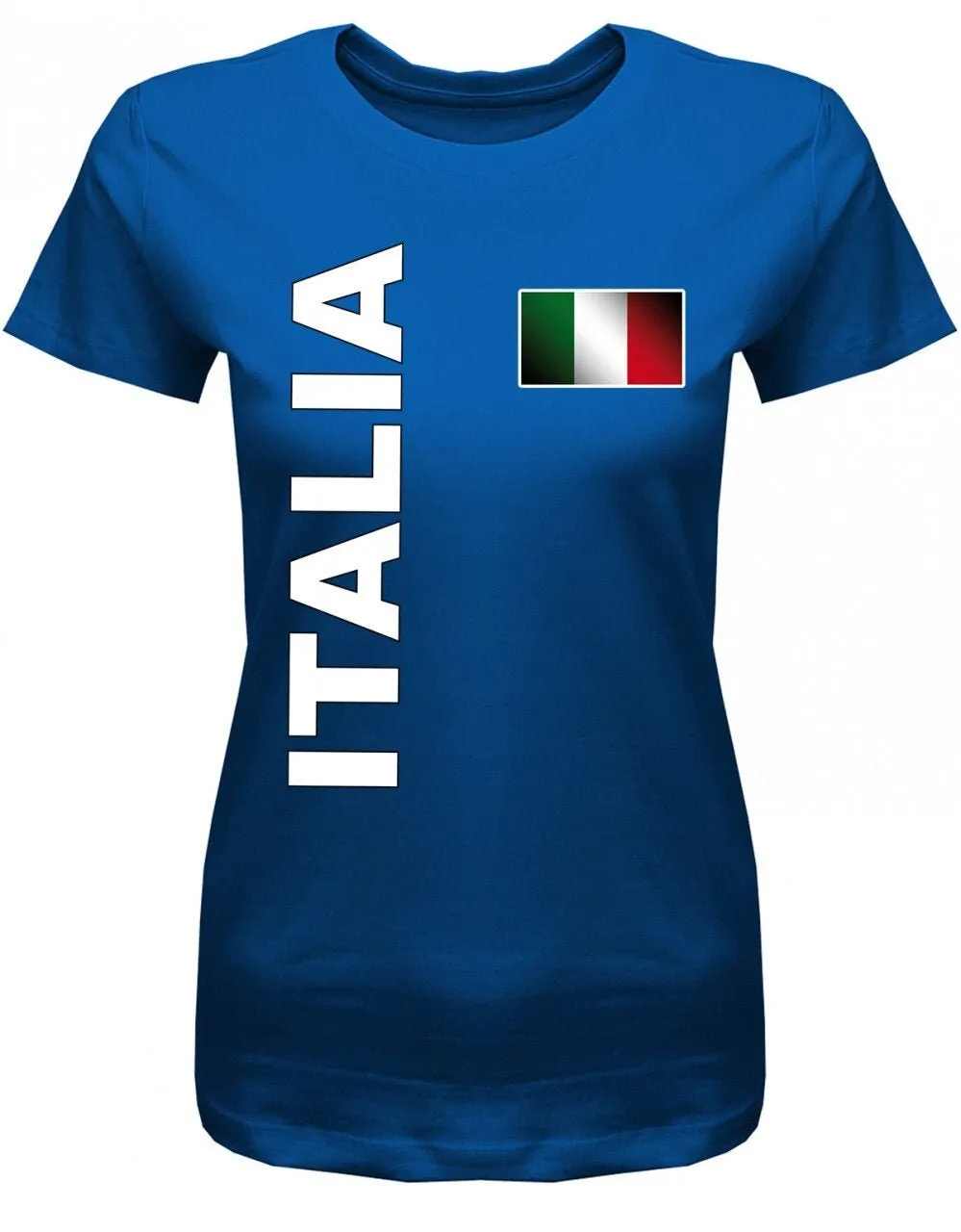 Italia flagge em wm italien fan damen t shirt