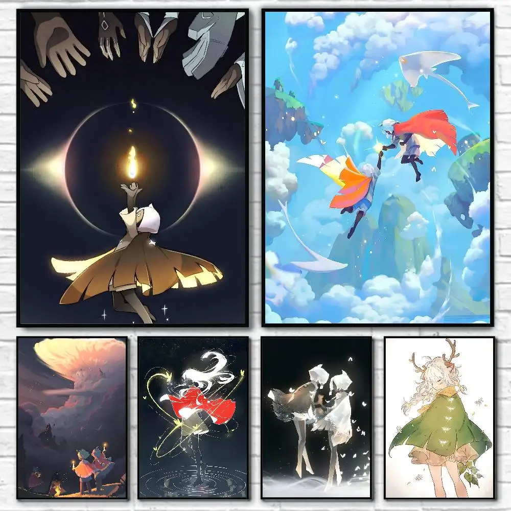 Anime Game Sky Children Of The Light Posters HD Print Vintage Wall Art Decor for Home Study Room