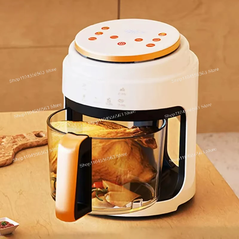 

Smart Visual Air Fryer 3L Multi-functional Oil-free Fryer Automatic Household 360°Baking LED Touchscreen Deep Fryer without Oil