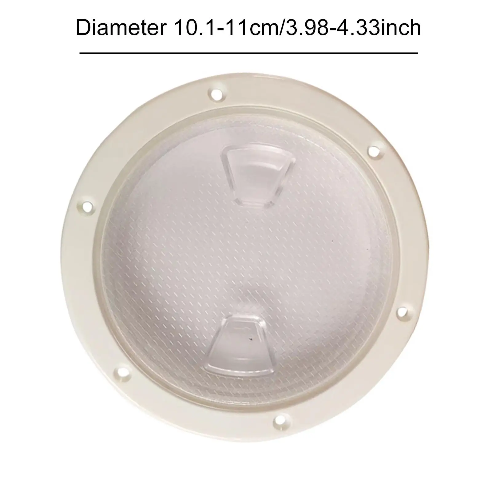 غطاء لوحة سطح السفينة مستدير غير قابل للانزلاق بفتحة قارب شفافة ملحق بحري عالي الأداء لليخوت الكاياك