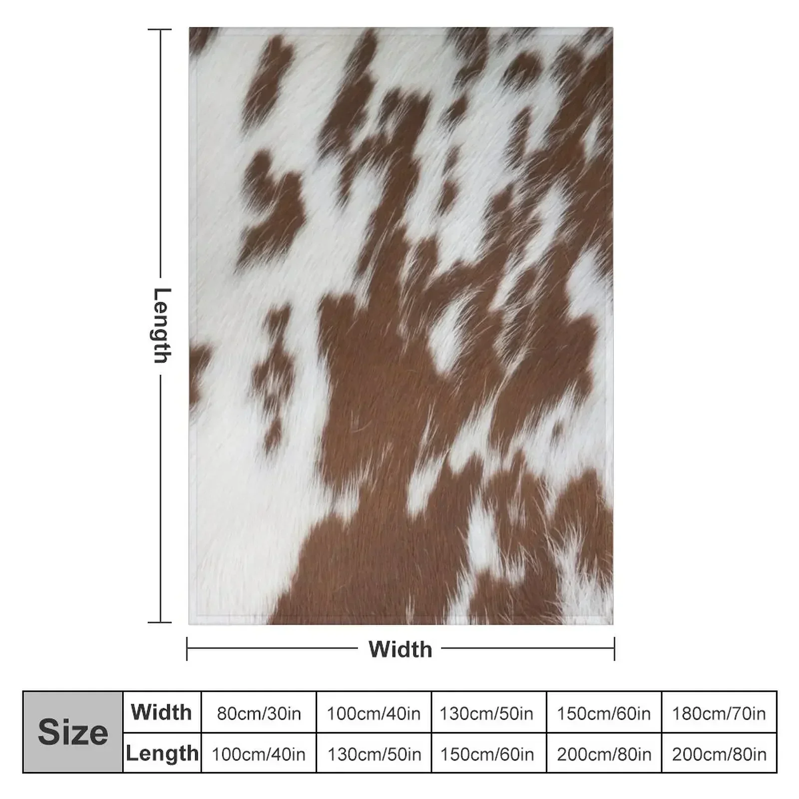 Cowhide fur, animal skin pattern Throw Blanket Giant Sofa Decorative Sofas Fashion Sofas Sleeping Bag Quilt Stuffeds Blankets