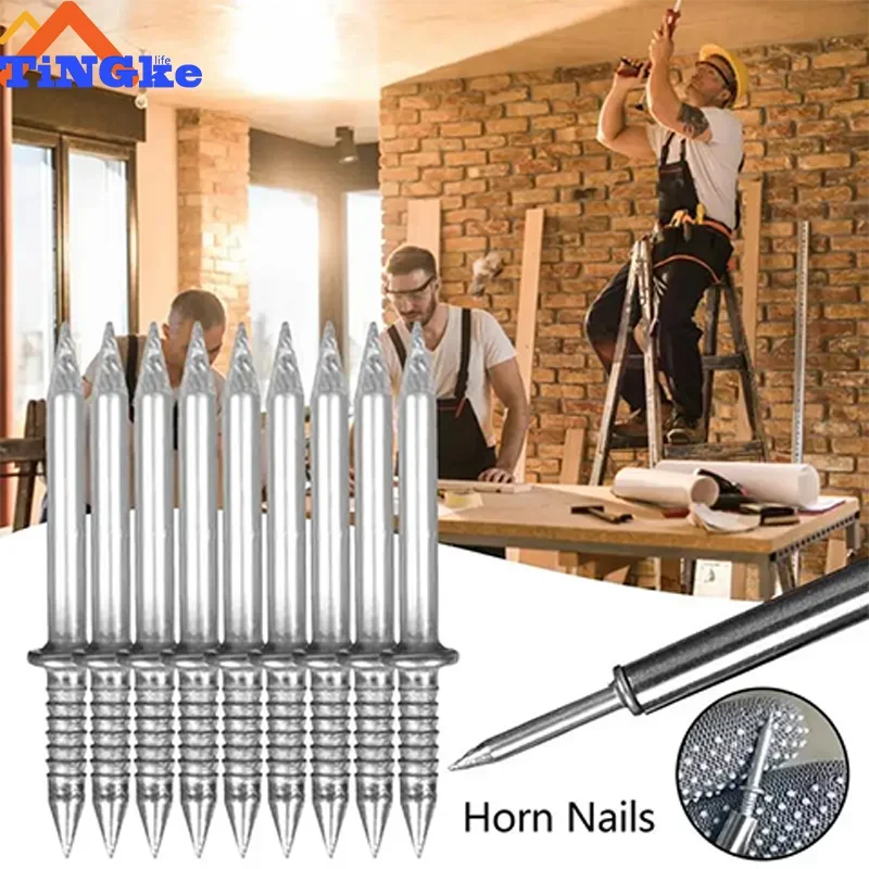 100-300Pcs Double Head Nails Seamless Nails Skirting Thread Seamless Nail Without Marks Rust-Proof Nails Wood No Trace Fixator