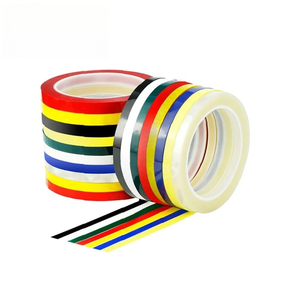 High Temperature Adhesive Mylar Tape for Transformer Motor Electrical Wrapping, Color Insulation Tape 3mm 5mm 8mm, Heat