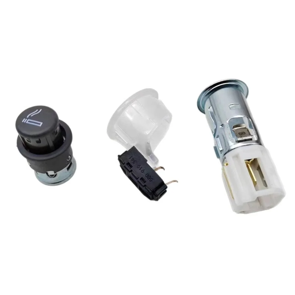 Direct Replacement Button 5QD919341 with White LED Ring for For Passat 2016-2024 For Golf 2013-2020 For Tiguan L