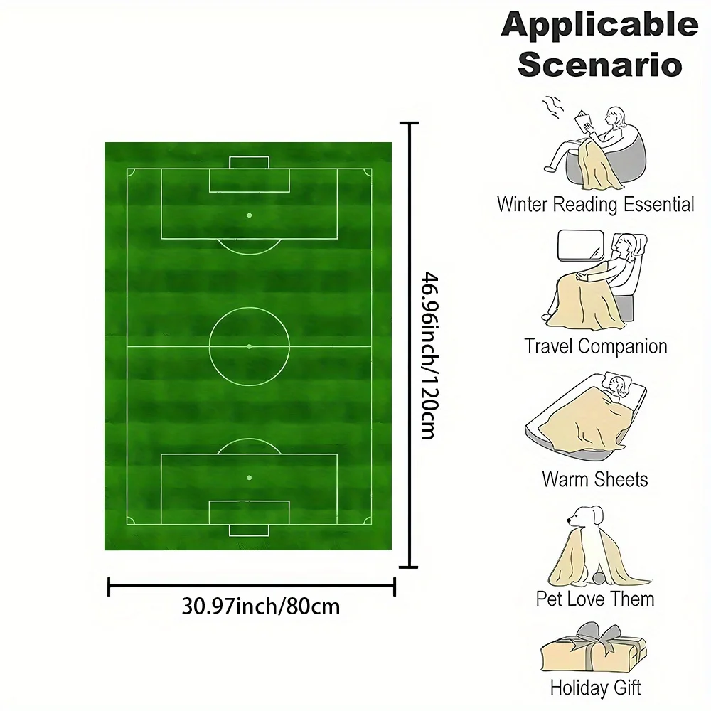 Waterproof Outdoor Camping Picnic Soccer Football Field Blanket Throw for Beach Sports Activities Kids Fun Decoration Gear