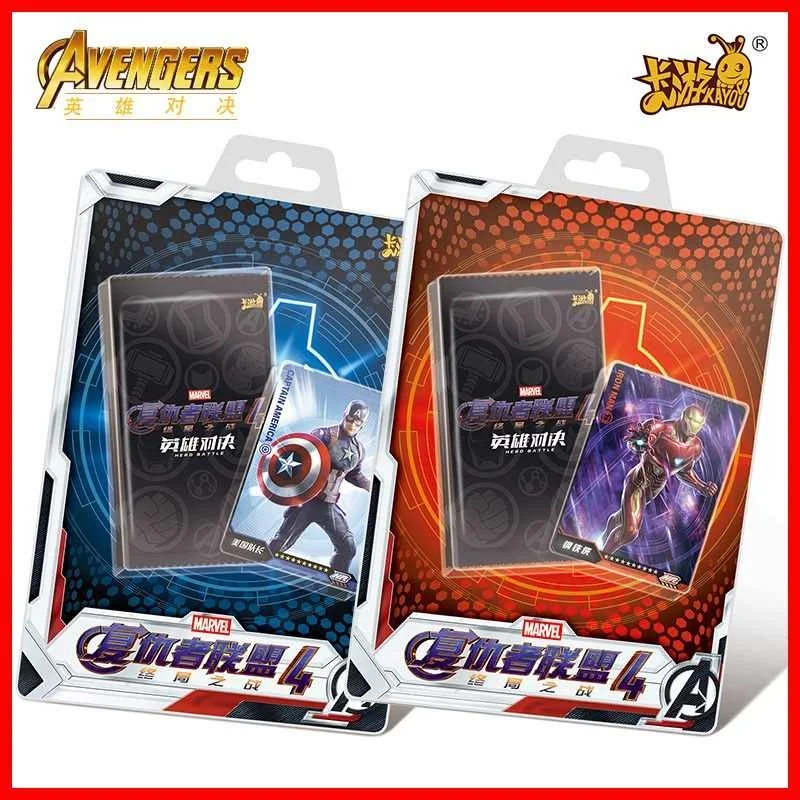 Echte Kayou Legendary Edition Card Series Iron Man Anime Randapparatuur Bordspel Kaartcollectie Hero Duel Speelgoedcadeaus voor kinderen