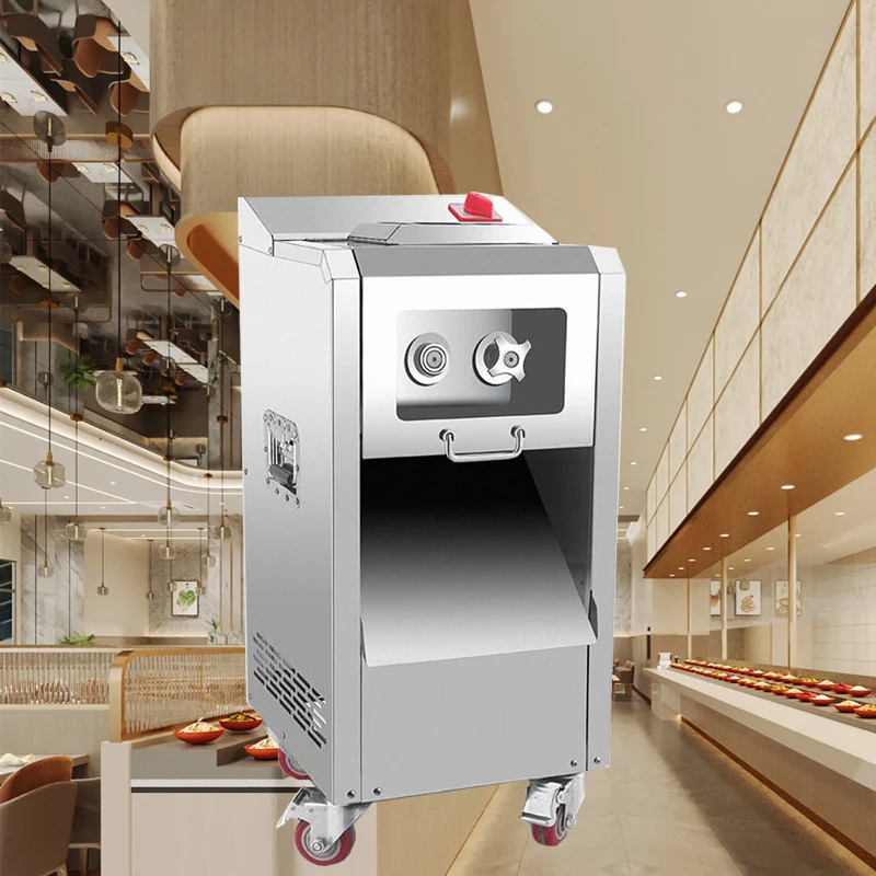 New Meat Cutting Machine Hotel Canteen Fresh Meat Cutting Machine Slicing Machine Diced Machine