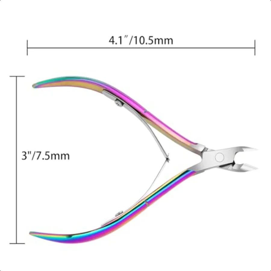 4 Pack Cuticle Nipper Profional Grade Cuticle Trimmer Extremely Sharp Cuticle Remover Pedicure Manicure Tool Perfect Cuticle Re