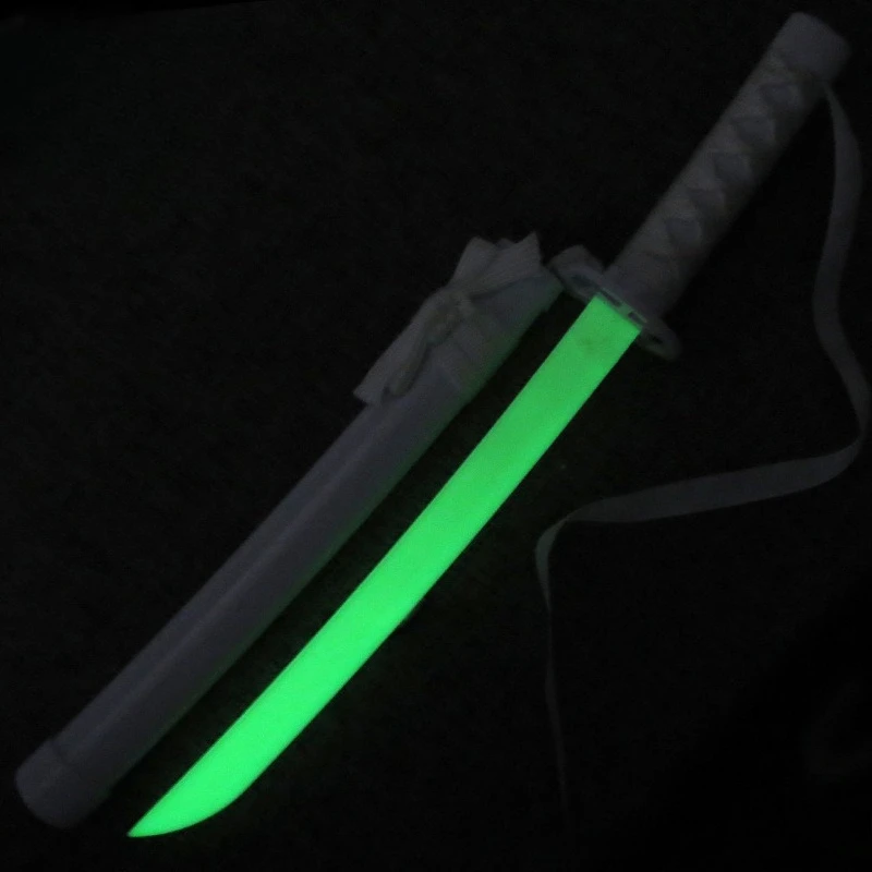 42cm/16.53インチ ブリーチ 夜光プラスチック製侍刀鞘 スノーホワイト アニメ周辺グッズ コレクタブル シース付き 発光玩具