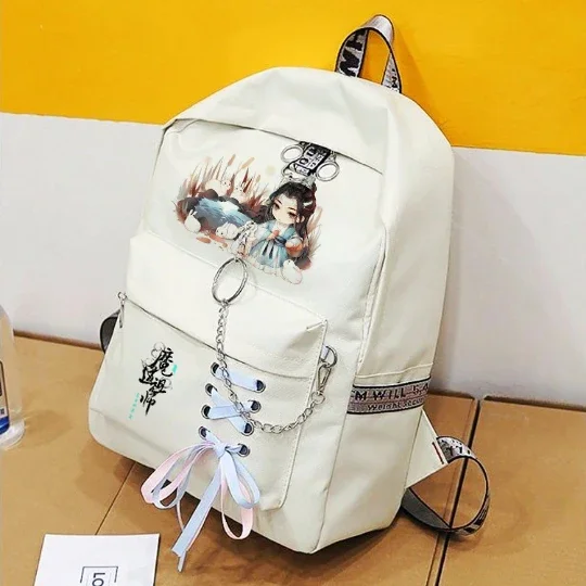 Grandmaster of Demonic Cultivation Mo Dao Zu Shi Lan Wangji Wei Wuxian Cosplay Backpack School Shoulder Bags Gift Outdoor