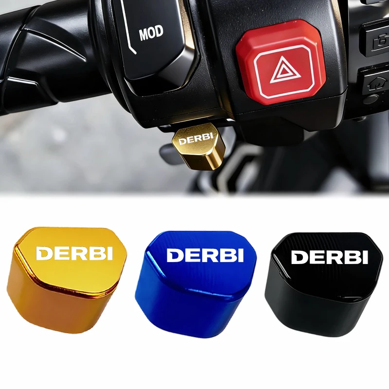 

Motorcycle turn signal switch button modification turn key cap Accessories For DERBI EBE EBS D50B0 VARIANT SPORT R GPR CNC