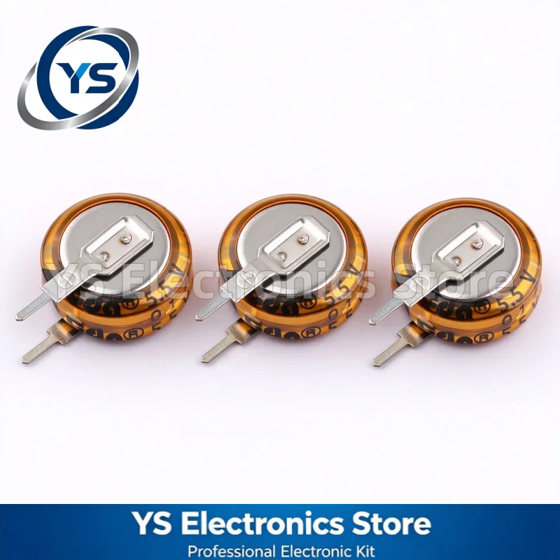 2pcs/lot 5.5V 0.1F V Type Terminal CDA CB5R5104VF-ZJ CB Series Super Capacitor Ultra Farad Capacitors New High Quality