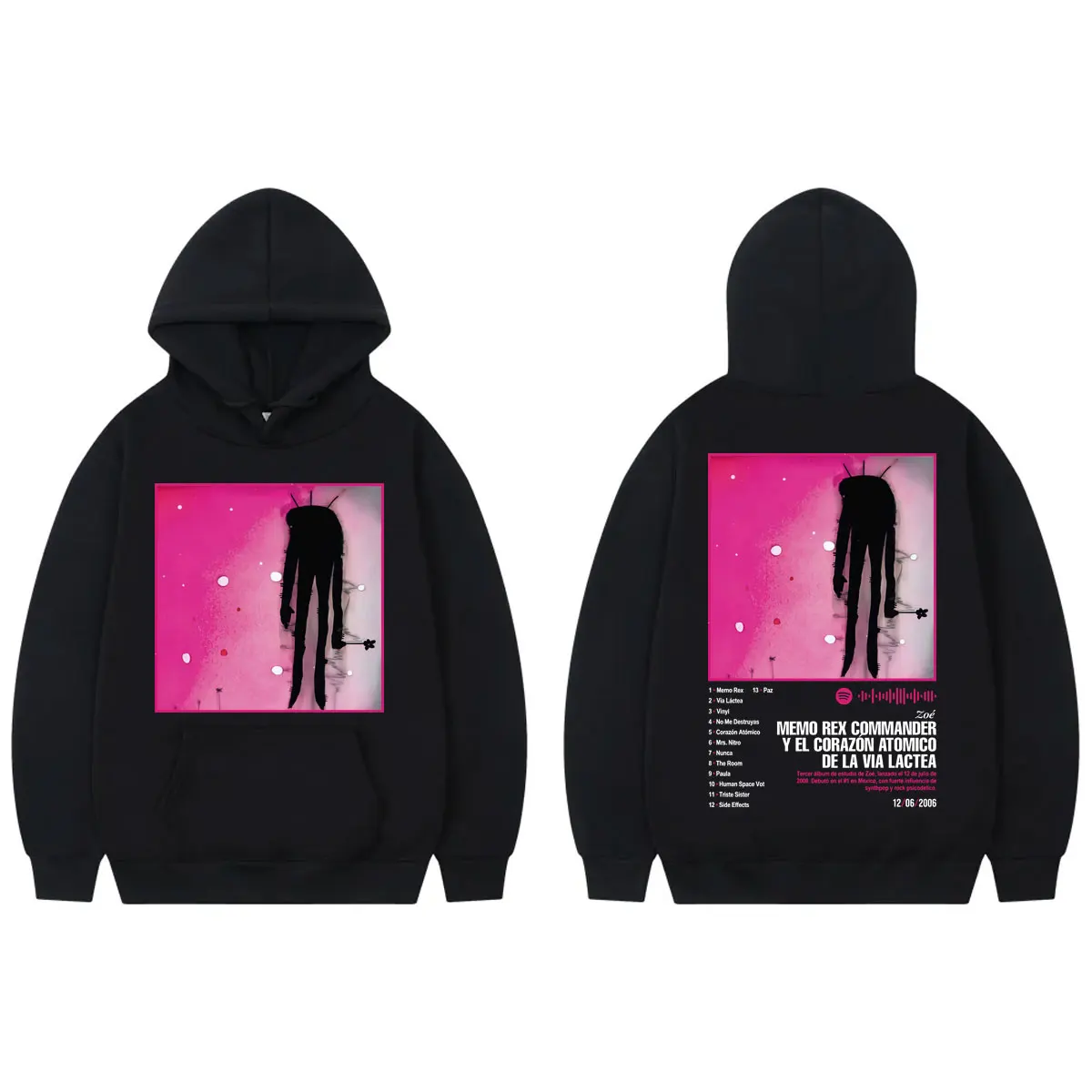 

Rock Band Zoe Music Album Merch Hoodies Men Women Fashion Y2k Oversized Pullovers High Quality Fleece Long Sleeve Sweatshirts
