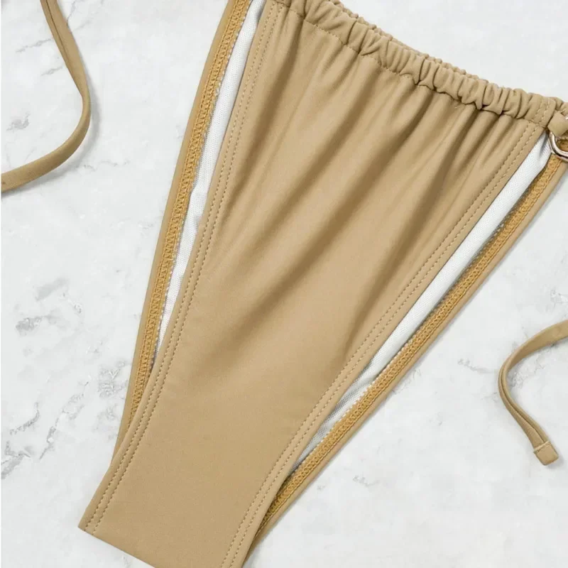 Новые сексуальные бикини 2025 года, женские купальники с эффектом пуш-ап, женские пляжные купальники, купальные костюмы, бразильский комплект бикини, купальщица в бассейне