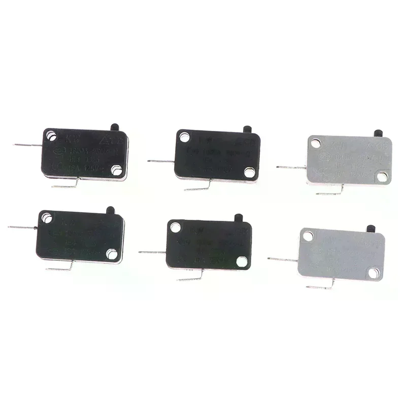 2pcs KW16(5)A 250VAC Microwave Oven Door Micro Normally Open Normally Close Switch Door Interloc