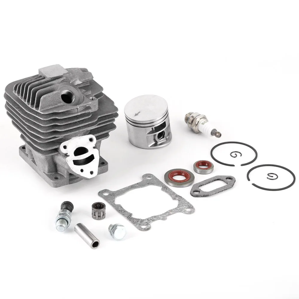 Durable Grey Cylinder Piston Kit Metal Compact Piston Gasket Kit Easy to Install Chainsaw Piston Kit for MS261