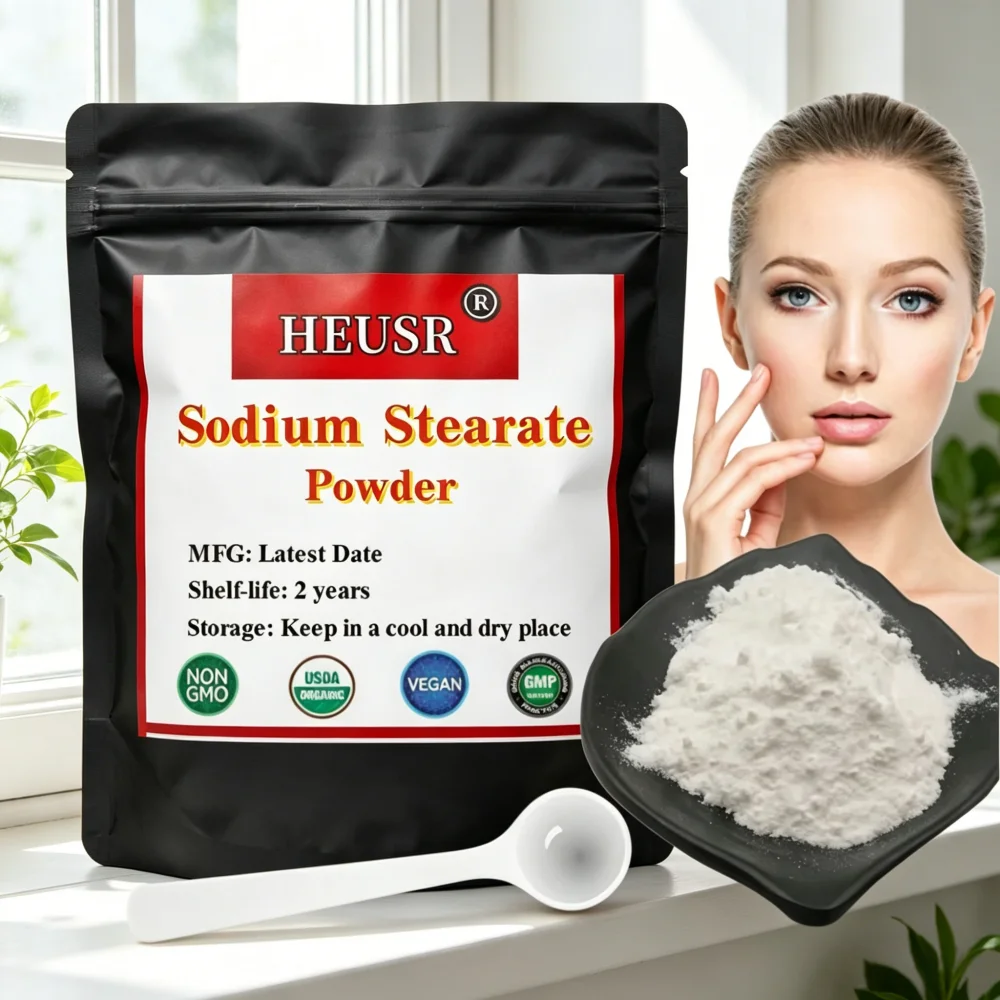 High Quality Sodium Stearate Powder For Skin Care Emulsifier、Surfactant、Softener Cosmetics Raw Material