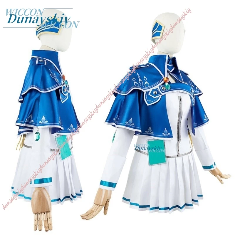 Anime Game Female Full Set Halloween Party Performance Wear Wig Heaven Burns Red Shirakawa Yuina Cosplay Costume Collection cute view 2