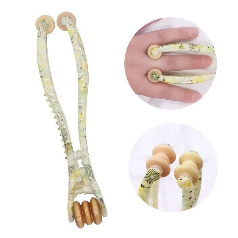 

1pc Hand Acupuncture Points Finger Joint Massager Rollers Handheld Massager Relaxation Blood Circulation HealthCare Massage Tool