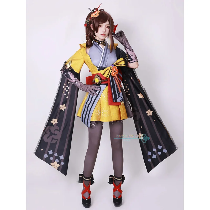 Chiori Cosplay jeu Genshinimpact Chiori impression 3D Cosplay Costume robe perruque chaussures Anime jeu de rôle carnaval fête vêtements