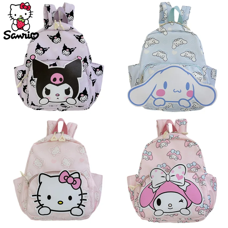 

Sanrio Backpack Cinnamoroll Bag Kuromi Schoolbag Hello Kitty Bagpack My Melody Travel Bag Pochacco Double Shoulder Kid Girl Gift