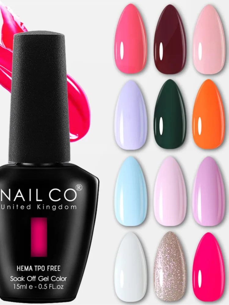 NAILCO 15ml Hema TPO-vrije Gel Nagellak Semi-permanente UV-lak Gel Nagelsalon Design TOP BASE Lak Hybride - afbeelding 2