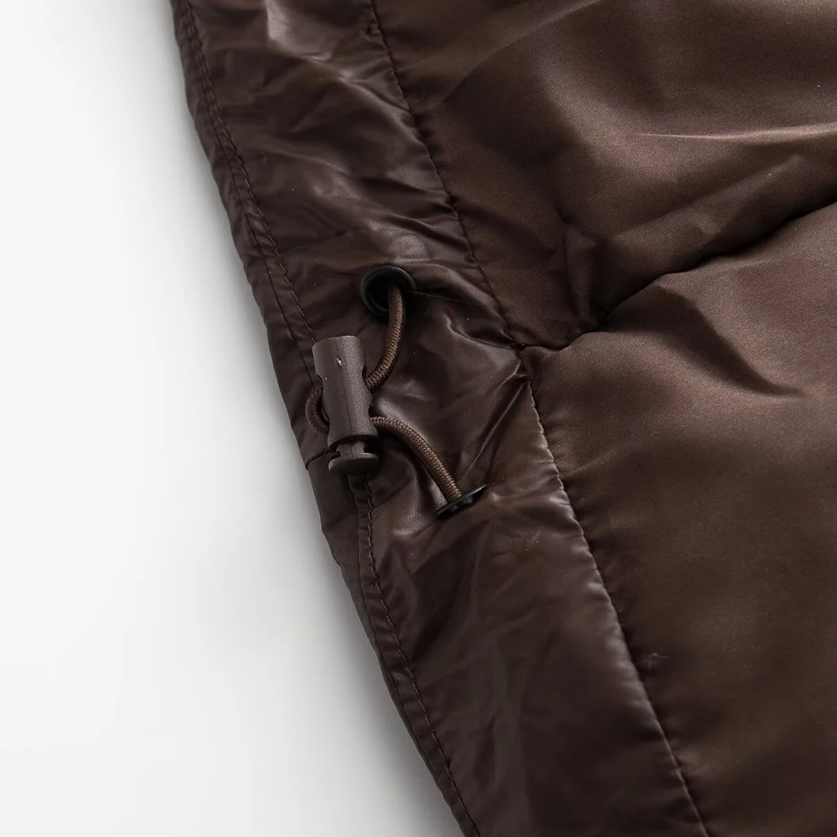 ZERAINS зимняя женская теплая и плотная хлопковая одежда во французском стиле с воротником-стойкой и капюшоном, длинными рукавами во французском стиле