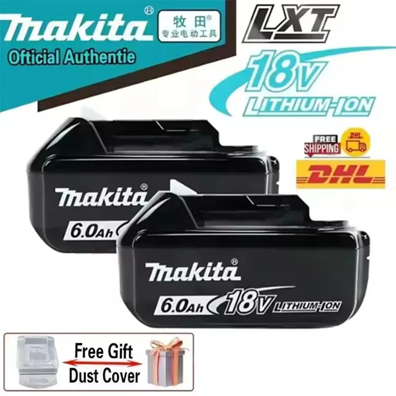 

100% Genuine 18V Makita 6Ah/5Ah for Makita Battery BL1840 BL1830B BL1850B BL1850 BL1860 BL1815 Replacement Lithium Battery