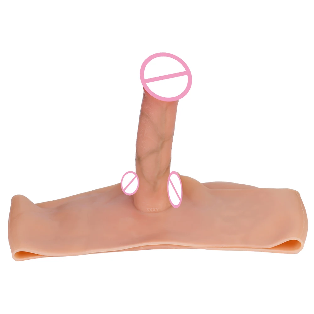 Realistic Wearable Dildo Women Soft Silicone Fake Penis Anal Pants G-spot Stim Lesbian Adult Toy Body-safe Flexible Pleasure view 5