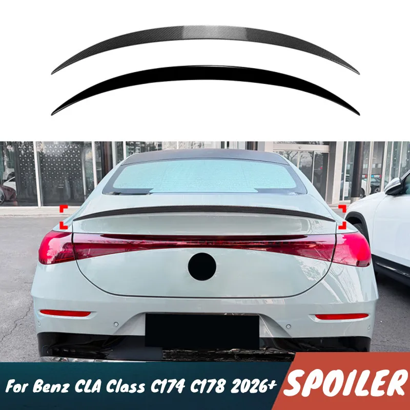 Für Mercedes Benz CLA-Klasse C174 C178 2026+ AMG Auto Heckklappen-Spoiler Flügel Karosserie-Kit Exterieur Tuning Zubehör