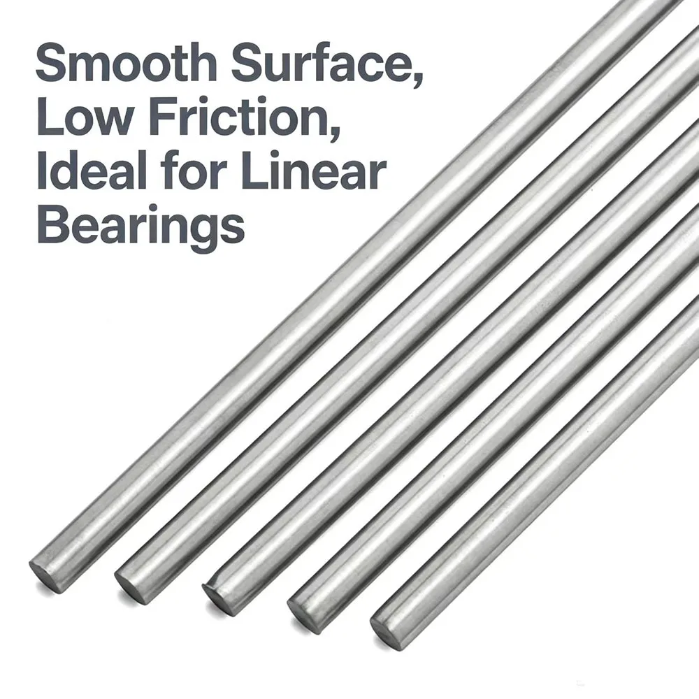 3/4/5/6mm Linear Motion Shaft 304 Stainless Steel Guide Rod DIY Machining Parts for Model Making Machinery Assembly