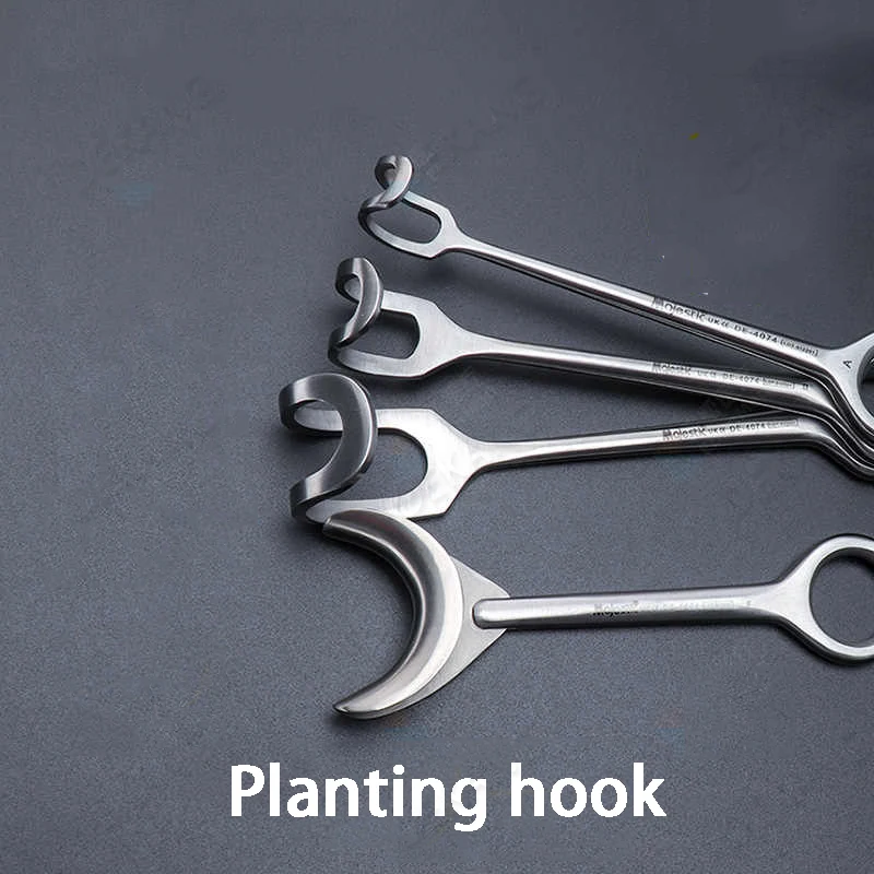 

Lip, Cheek And Mouth Corner Hook, Tooth Extraction Tool, Implant Tissue Hook