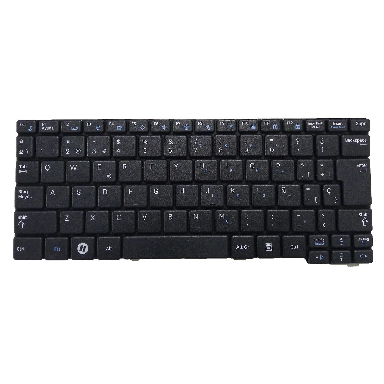 Teclado portátil SP para Samsung, N143, N148, N150, N158, NP158, N145, N128, NB20, NB30