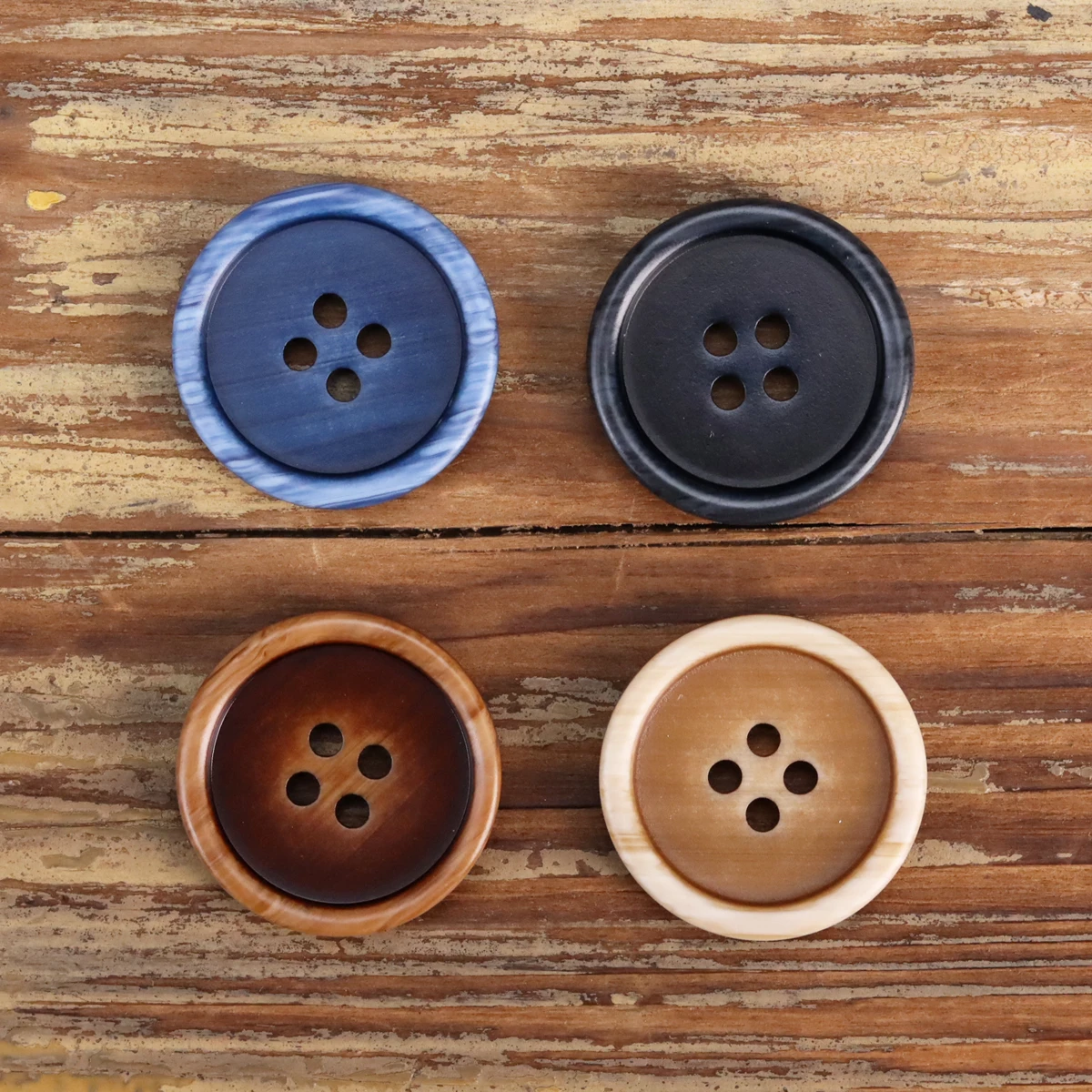 Muku-khaki-衣類、二重表面、2ユース、アクセサリー、ニット、トフィー、ウィンドコート、デザイナー、10個用のソーイングボタン