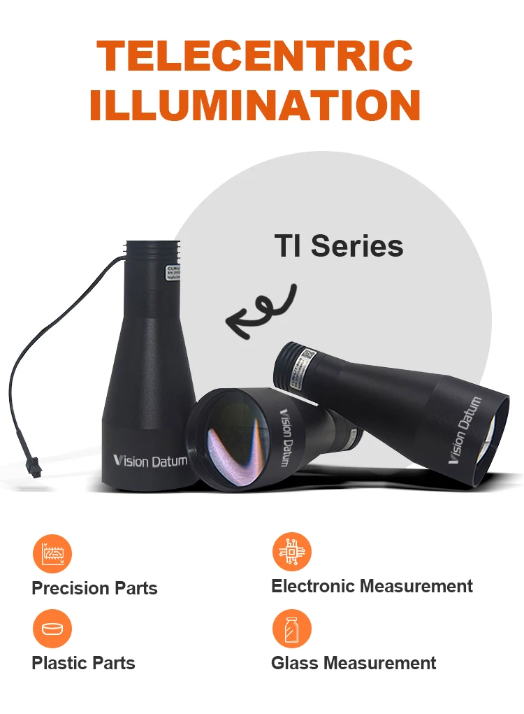Hot sale Telecentric Illumination high light efficiency Camera Light High-performance LED for Printing defect detection