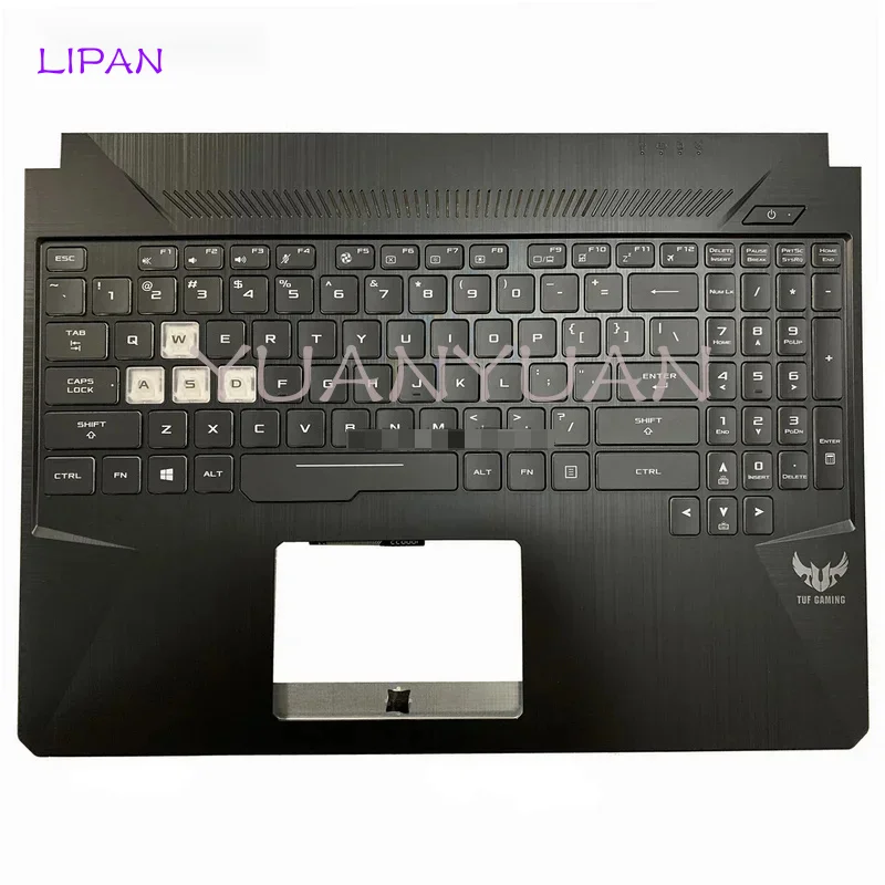 L new for Asus TUF gaming fx505 fx505d fx505dt fx86 fx86g palmrest upper case with backlit keyboard 15.6