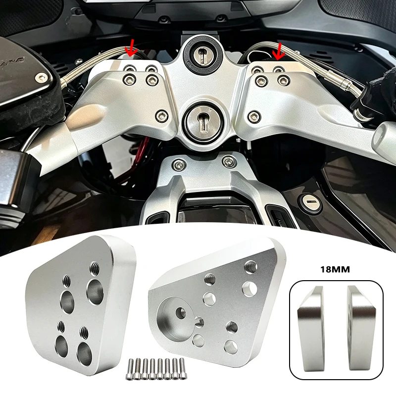 R1100R R1100RT R1200RT Motorcycle Handlebar Riser Mount Clamp Kit For BMW R1150R R1150RT R 1100R 1100RT 1150R 1150RT 1200RT