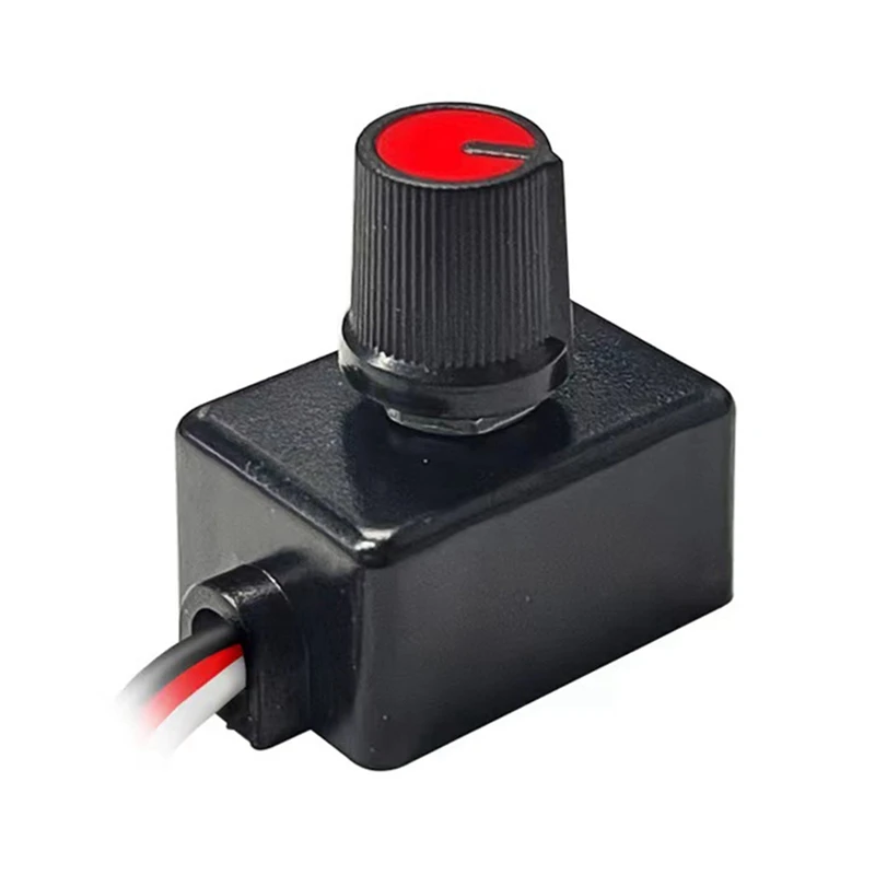 ●Universal Dimmer Switch 12-24V Low Voltage Light Strip Dimmer for LED RV Lights Interior, Truck Ceiling Lights Strip