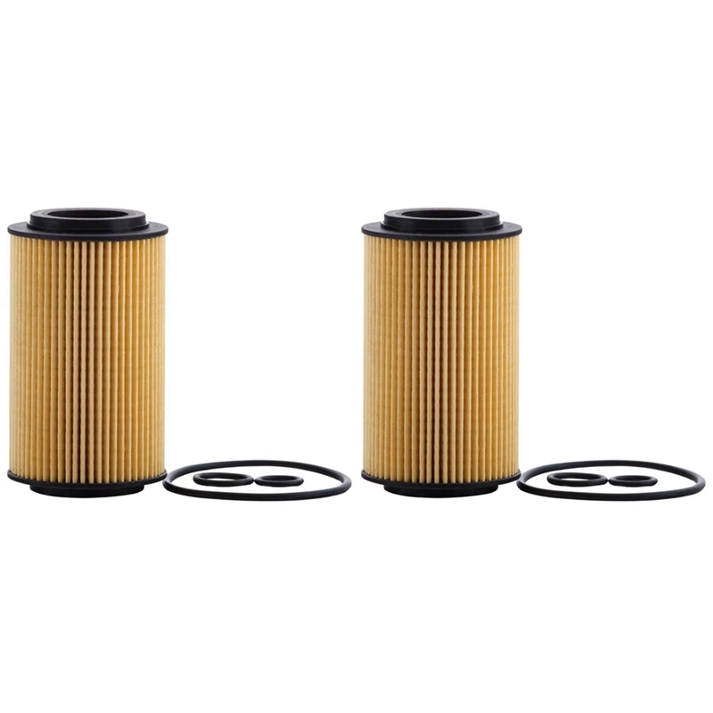 2X Engine Car Oil Filter For W204 C-Class W212 E-Class For Mercedes-Benz OM651 A6511800109