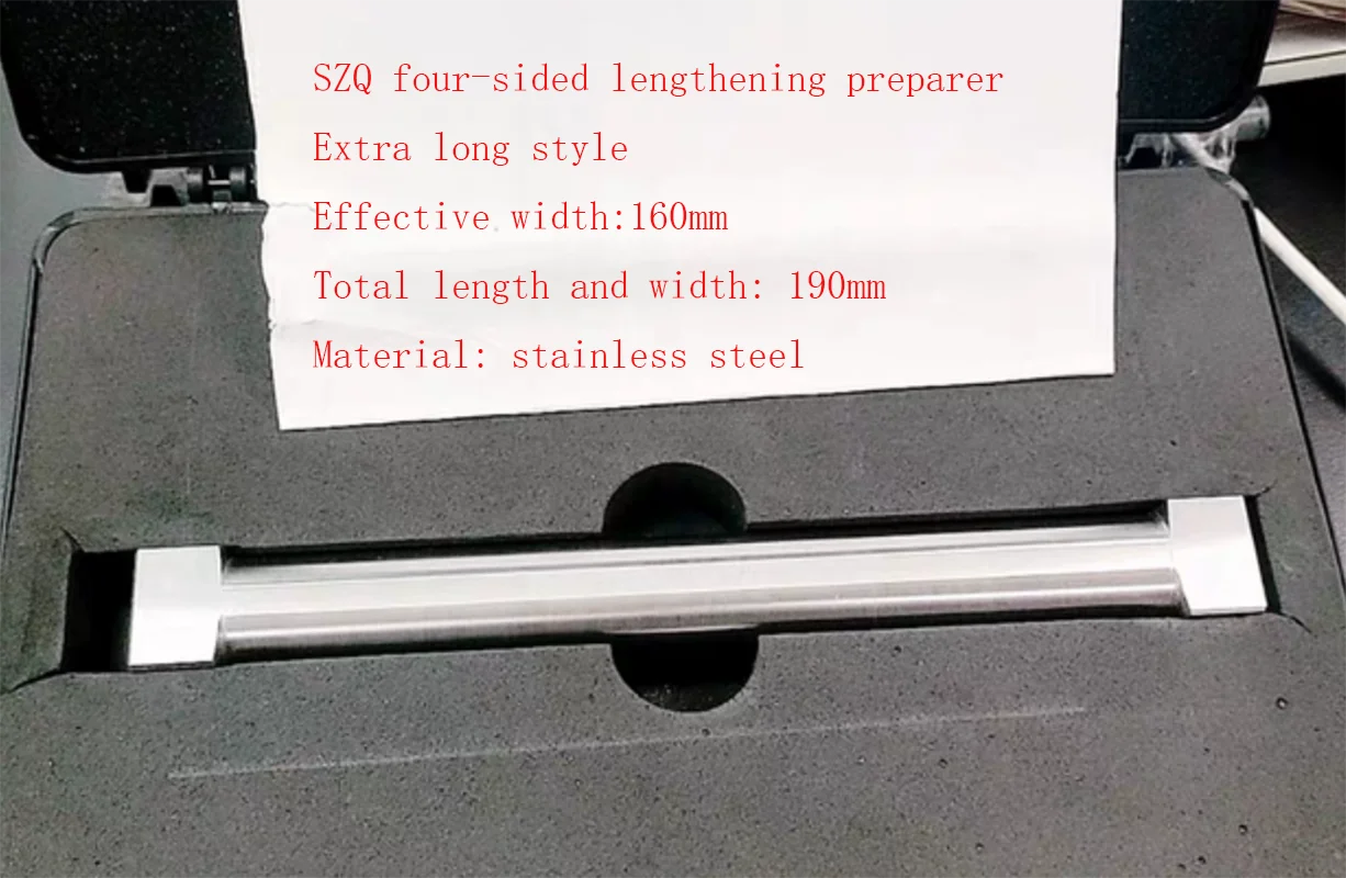 4-Side Stainless Steel SZQ Tetrahedral Film Preparator Extended Type 190mm Total Length 160mm Wet Film Coating Applicator