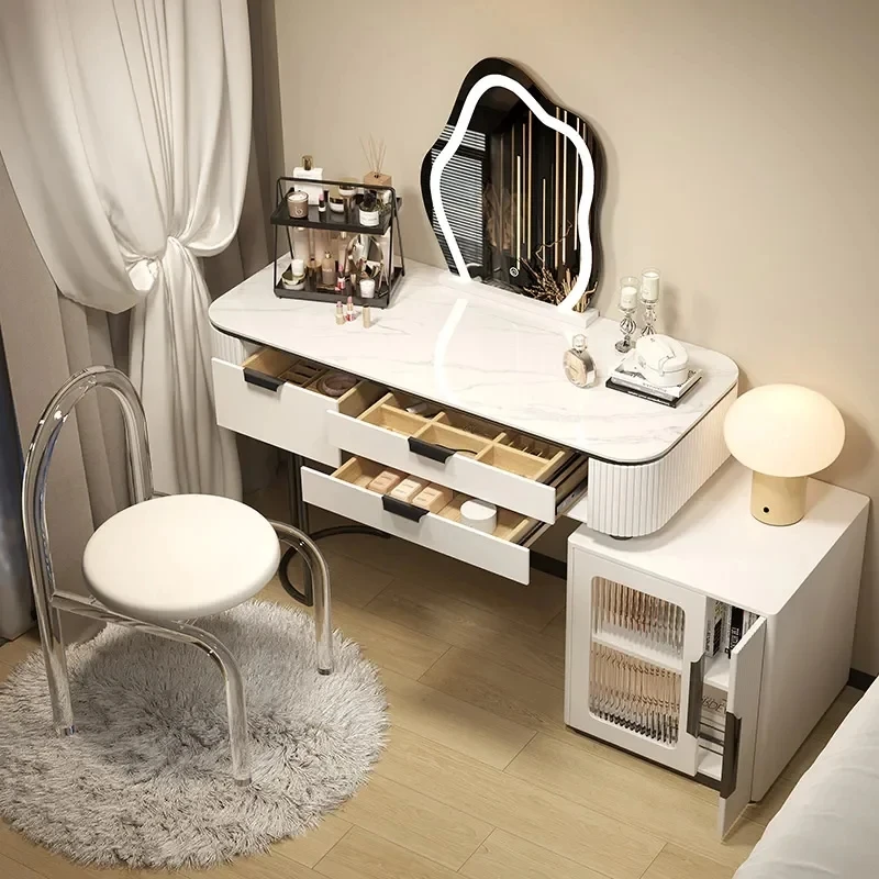 Modern Bedroom Vanity Table Nordic Makeup Multifunctional Style Home Vanity Table Girls Luxury Schminktisch Furniture