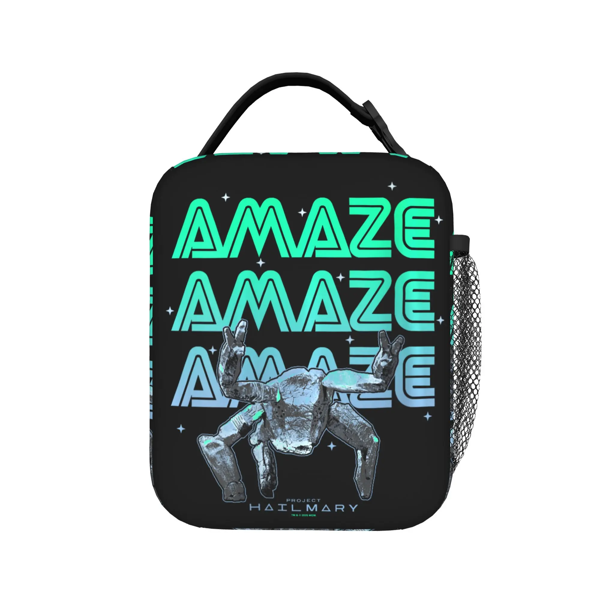 Project Hail Mary Amazing Alien Insulated Lunch Bag Thermal Bag Reusable,Lunch Container  Portable Lunch Box Tote Work  Outdoor