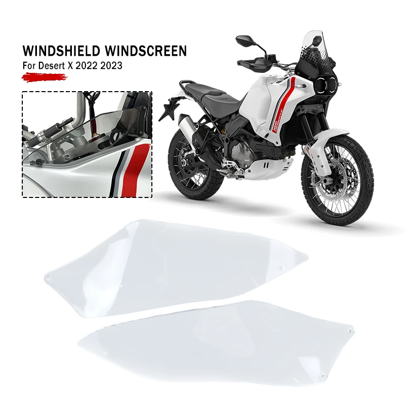 

Desert X Motorcycle Accessories Deflectors For Ducati DesertX 2022 2023 Side Wind Deflector Side Air Deflectors Air Guide Plate