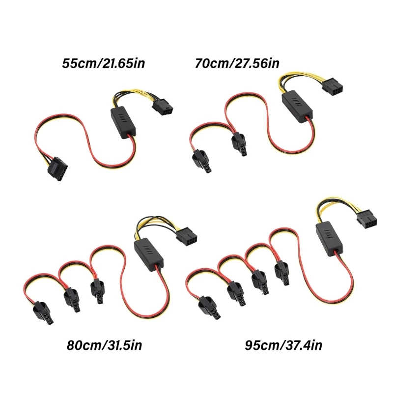 4PIN MOLEX до 8PIN Power Cable Адаптер Перевод