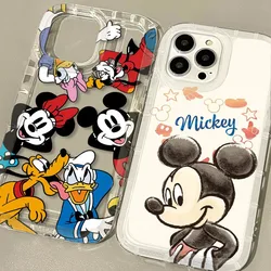 Disney Mickey Minnie Mouse Case for Samsung Galaxy A55 A15 A14 A24 A13 A23 A73 A12 A22 A32 A52 A52S A42 A51 A71 A21S Clear Cover