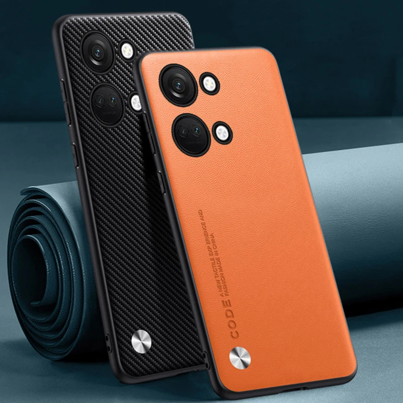 Luxury PU Leather Case For OnePlus Nord 3 5G Back Cover Silicone Full Protection Phone Case For OnePlus Ace 2V One Plus Nord3
