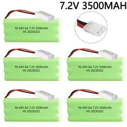 7.2V 3500mah NiMH Battery TAMIYA PLUG For Rc toys Car Boat Tanks Trains Robot Parts Ni-MH AA 7.2v Rechargeable Battery 1-5 PCS