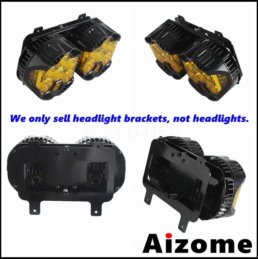 For Baja Designs LP6 LED Light Head Lamps Bracket Kit For Harley Touring Road Glide FLTR FLTRSE FLTRU FLTRXS FLTRXSE 2015-2023 view 4